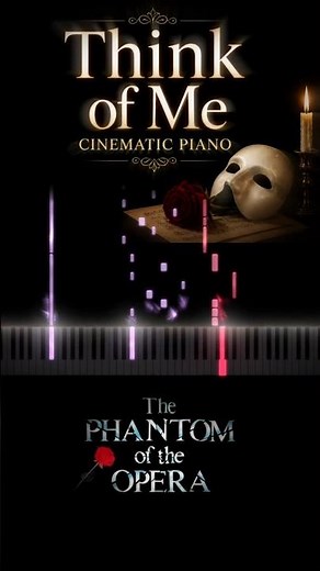 Think of Me – Phantom of the Opera • 4 Hands Piano Short 🕯️