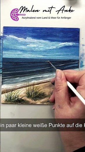 Wasserbewegungen ganz easy malen 🌊✨ Einfache Acryltechnik