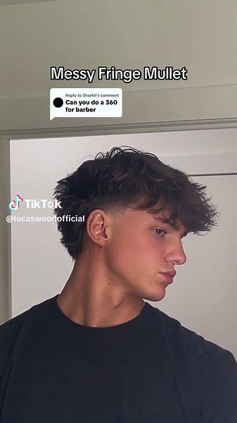 Replying to @Sharkii here it is! #fyp #hairstyle #mullet #hair360 | messy fringe mullet