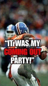 John Elway tells a story about “THE DRIVE” in the AFC Championship Game! 🔥 #shorts #nfl