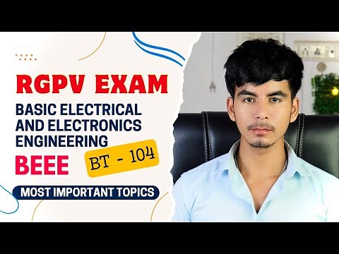 Basic Electrical and Electronics Engineering RGPV |BEEE RGPV exam 2025 | Most Important Questions
