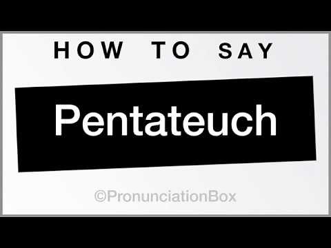 How to Pronounce Pentateuch