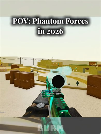 Phantom Forces in 2026 still GOATED , the devs ruined it so badly #phantomforces #phantomforcesroblox #Robloxfyp #Burm