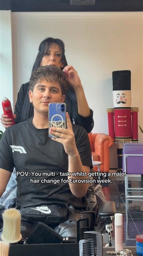 It was about time that we got a major new look 👀✨💇🏼‍♂️ #mesc2026 #MaltaEurovision #Pose | Stefan Galea