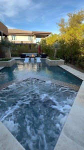 26K views · 731 reactions | House tour in Vegas! High ceilings, marble and limestone floors, and a kitchen with a back-lit onyx bar. The backyard is a dream with a pool, spa, rain waterfall, and fire pit. Agent: @gavinernstone #luxurylifestyle #luxuryhomes #realestate #backyard | WayUp Media | Facebook