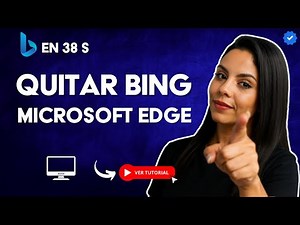 Cómo Quitar BING de MICROSOFT EDGE en 38 S