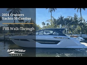 2024 Cruisers Yachts 50 Cantius | MarineMax Miami | Gregg Kopp