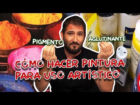 How paint is made for artistic use. Pigments and binders throughout history.