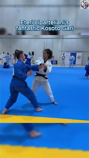 Eteri Liparteliani's Kosoto Gari: The Essence of Judo in Motion! 👀🏅 #shorts #judo