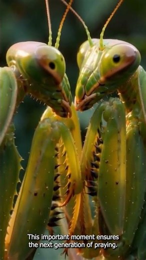 The Amazing Mating Ritual of the Praying Mantis 🦗