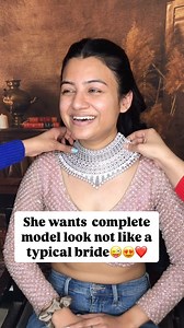 332K views · 3.4K reactions | My bride said , I want complete model kinda look not like a typical bride . Makeover @sanyashifa | Makeovers By Sanya and Shifa | Facebook