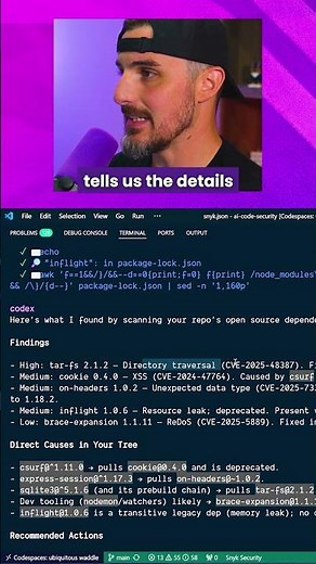 Snyk MCP Server in Codex CLI EASILY Finds Vulnerabilities...