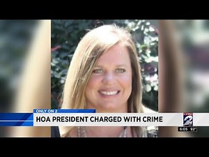 HOA president charged with crime
