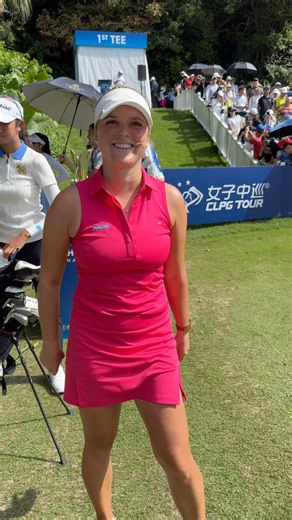 Pink Saturday in Shenzhen 💕 #AramcoChinaChampionship | Ladies European Tour