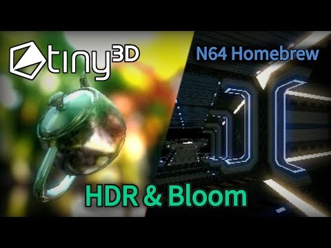 Tiny3D - HDR & Bloom / Post-Processing [N64 Homebrew]