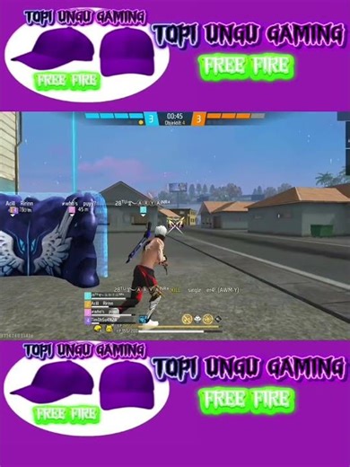 TEKAN SAMPAI MAGRIB 05 #topi_ungu_gaming #freefire #shortvideo #bucin