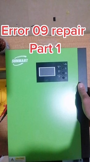 Solar Inverter Repair 5.5 kW Error 09 - Part 1