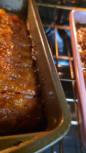 Ham Loaf dinner is ready!! Mashed Potato Casserole, Corn and a Roll! Come and get it, you know this will go fast!! | The Back Lot