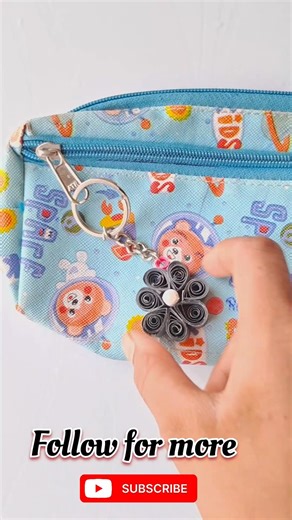 You Won’t Believe This is Paper! 😲 DIY Flower Keychain