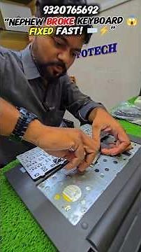 "Laptop Keyboard Broken by Nephew 😅 | Quick Replacement #shorts #trending #viral