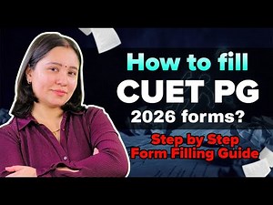 How to Fill CUET PG 2026 Application Form Step By Step Process II Diksha Sharma II Forensic Science