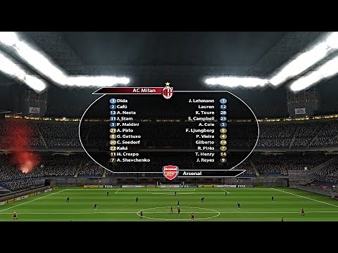 How to play FIFA 2005 like a Pro in World Class difficulty - Milan VS Arsenal