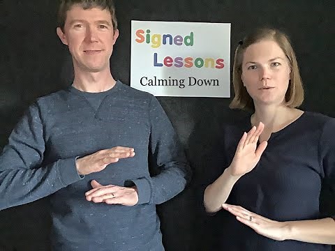 How to Calm Down for Kids (ASL)