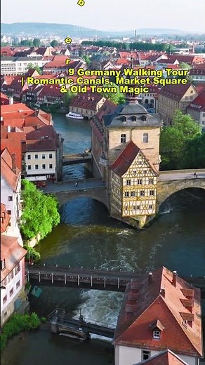 🇩🇪 Bamberg Germany 4K | UNESCO World Heritage Old Town, Cathedrals & Historic Charm #short