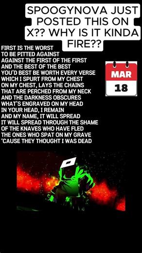 JOHN DOE IS SPITTING #forsaken