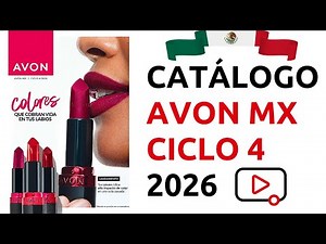 😎 CATÁLOGO AVON MÉXICO CICLO 4 2026 ✅ Completo