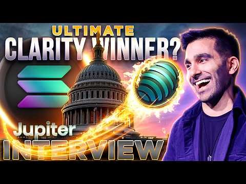 Clear CLARITY Winner = $JUP on Solana?🚀Jupiter INTERVIEW🚨