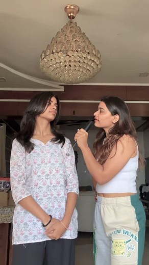 Shraddha Shukla on Instagram: "💃😂 @vidhiiii.11 thanks for doing this with me🤣 . . . #reels #explore #trending #relatable #viralreels #memes #dance #funny #sisters"