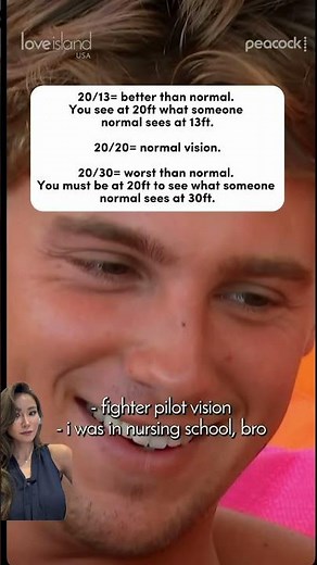 20/13 is better vision than 20/20