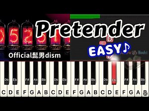 Pretender 🎹 Easy Piano Tutorial