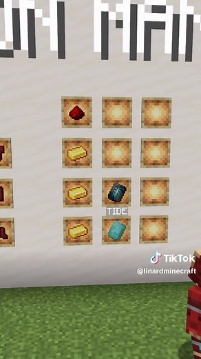 Crafting Iron Man Armor Trim in Minecraft