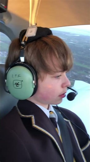 Me flying a plane! (First flying lesson)