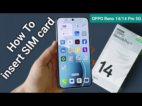 How To Put SIM card In Oppo Reno 14/14 Pro 5G