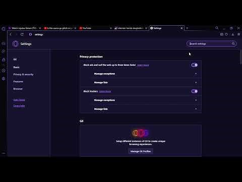 How To Fix OperaGX Youtube Bug ECT.