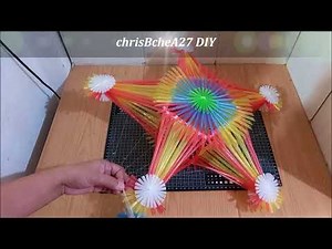 DIY Big Straw Christmas Lantern/Parol Best Out Of Waste