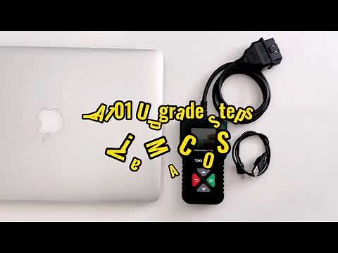 How to upgrade Kingbolen YA100/YA101 obd2 code reader?