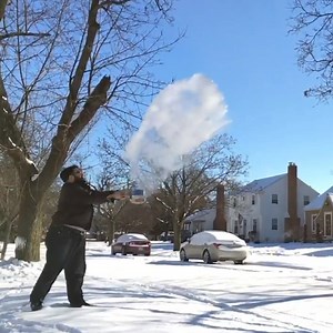 293K views · 2.5K reactions | Boiling water meets 4 degree air in Flint ❄️ | MLive.com | Facebook