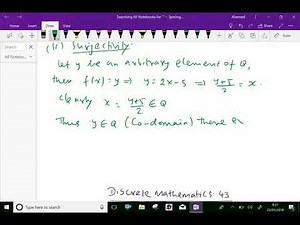 Discrete mathematics : - ( Types of Function ; Solving problems ) - 42.