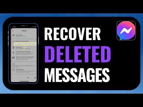 How To Recover Deleted Messages On Messenger (2026 Updated) | Easy Step-by-Step Guide
