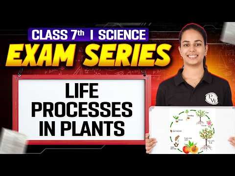 Life Processes in Plants in 32 Mins | Science For Class 7 | Exam Series NCERT