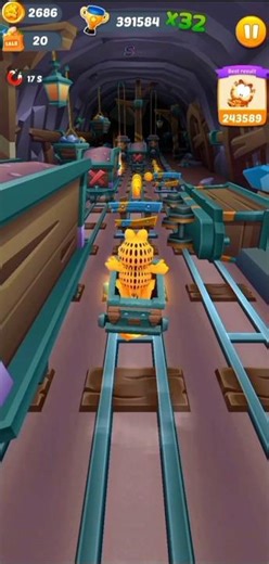 Garfield Rush best gameplay #shorts