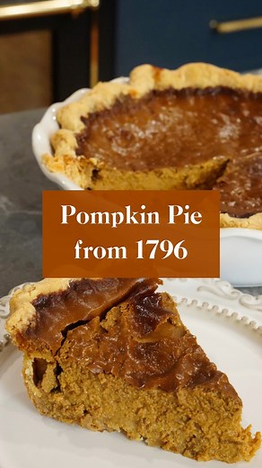 485K views · 9.3K reactions | A pumpkin pie from 1796 | Tasting History | Facebook