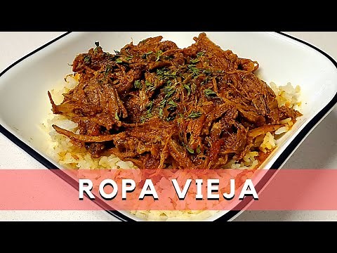 Slow Cooked Puerto Rican Ropa Vieja | Braised Shredded Beef