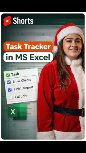99% Excel Users Don’t Track Tasks Like This 😱 | Task Tracker in MS Excel ✅ #excel #exceltips