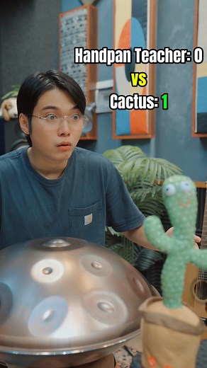 Cactus vs handpan teacher, ai sẽ chiến thắng? 😤 #funny #chihung | Nguyễn Chí Hùng