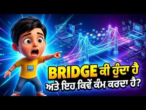 Bridge ਕੀ ਹੁੰਦਾ ਹੈ? | Network Bridge Explained in 5 Minutes | Full Animation